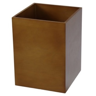 Waste Basket Waste Basket Made From Cherry Finish Wood Gedy PA09-44